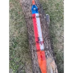 Texas Flag Leather Rifle Sling – Handmade Western Hunting Gun Strap with Longhorn Design